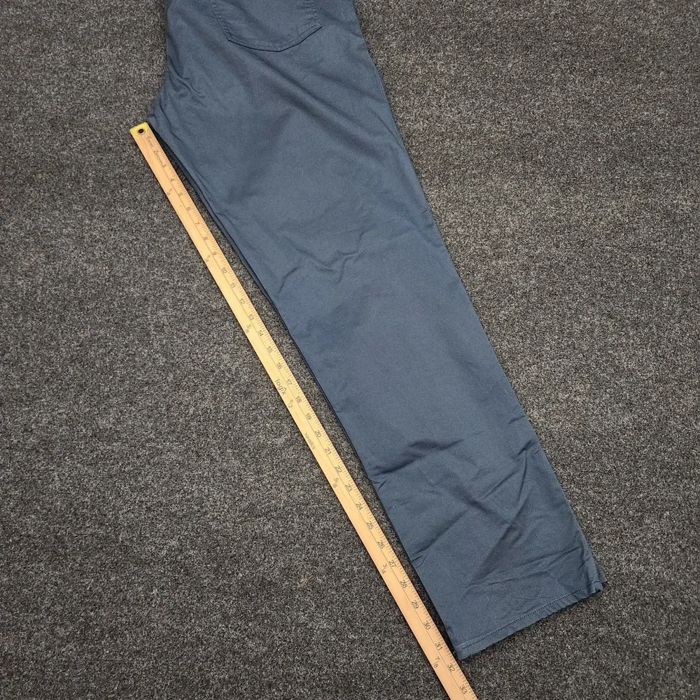 Calvin Klein Mens 38x32 Blue Slim Fit Tapered Leg‎ Chino Pants 